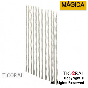 VELA 2327 IRREGULAR MAGICA 16 CM BLANCO x 12